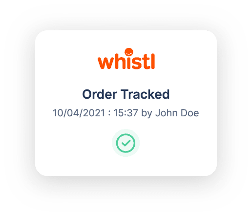 Order Tracked