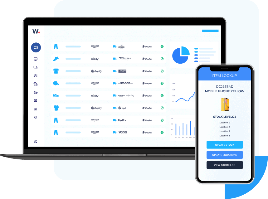 Handy und Computer Dashboard