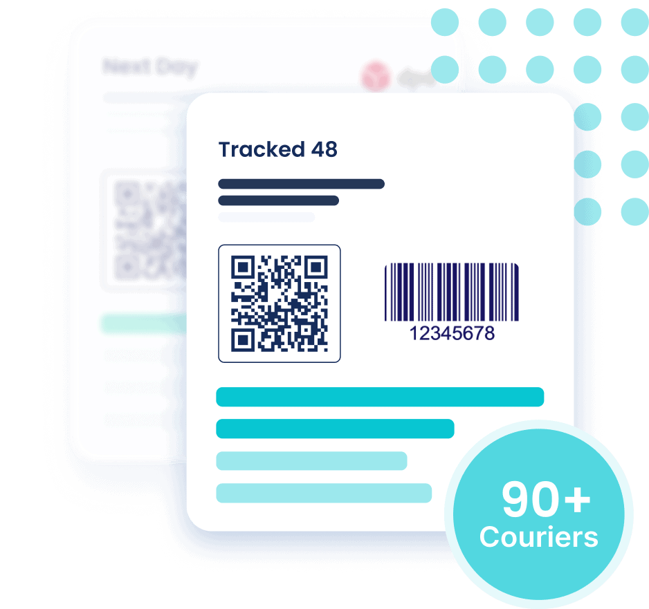 tracked 48 label