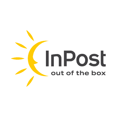 InPost Logo, integrated with Despatch Cloud to offer convenient parcel locker and delivery solutions for seamless shipping.