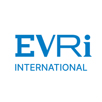 Evri International Logo, representing one of the courier services integrated within Despatch Cloud for seamless and reliable global shipping solutions.