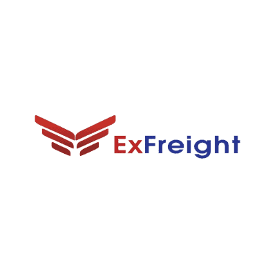 ExFreight Logo, representing one of the courier services integrated within Despatch Cloud for reliable and efficient international freight shipping solutions.