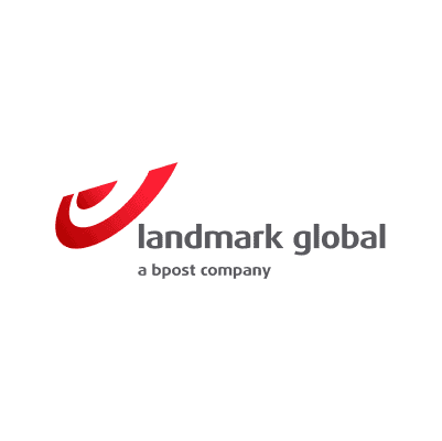 Landmark Global Logo, partnering with Despatch Cloud to deliver seamless and reliable international e-commerce shipping solutions.