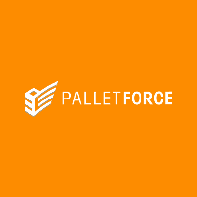 Palletforce Logo, seamlessly connected with Despatch Cloud to offer efficient and reliable palletised freight solutions across the UK and Europe.