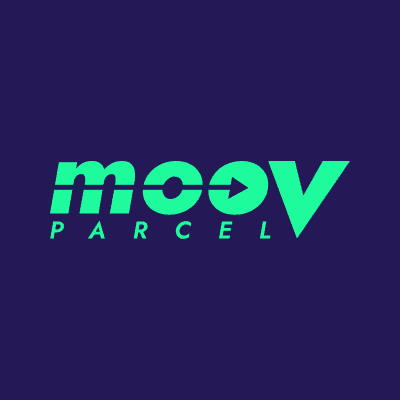 Moov Parcel Logo, integrated with Despatch Cloud to provide fast and reliable parcel delivery solutions tailored for businesses.