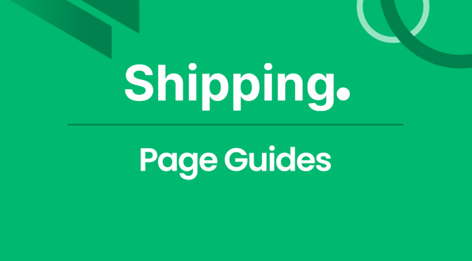Shipping Guides Documentation